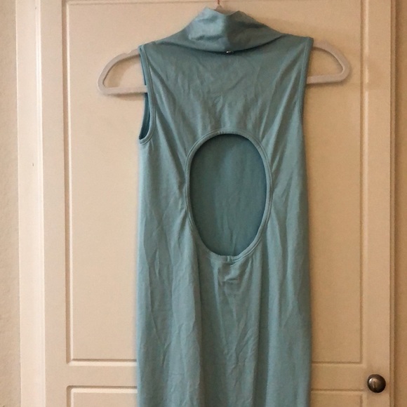 Simon Miller Novo Maxi Dress in Clear Blue Sundress Cutout XS / S - Picture 6 of 8